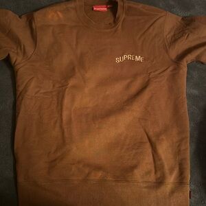 Supreme FW17 Step Arc Crewneck size Medium rust color